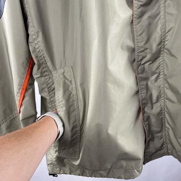 Columbia Bugaboo Full Zip Jacket in Tan Grey‎ Orange Size Extra Large - Picture 6 of 9